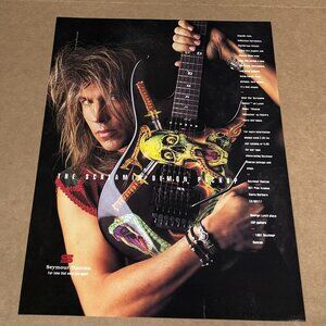 George Lynch of Lynch Mob - SEYMOUR DUNCAN PICKUPS - Print Ad - 1993